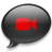 IChat Black Icon